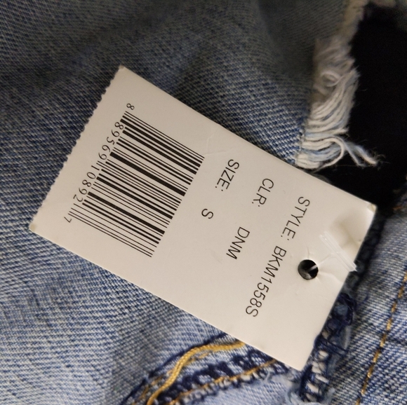 Brooklyn Cloth Distressed Denim Vest Jacket Grunge - Picture 8 of 9